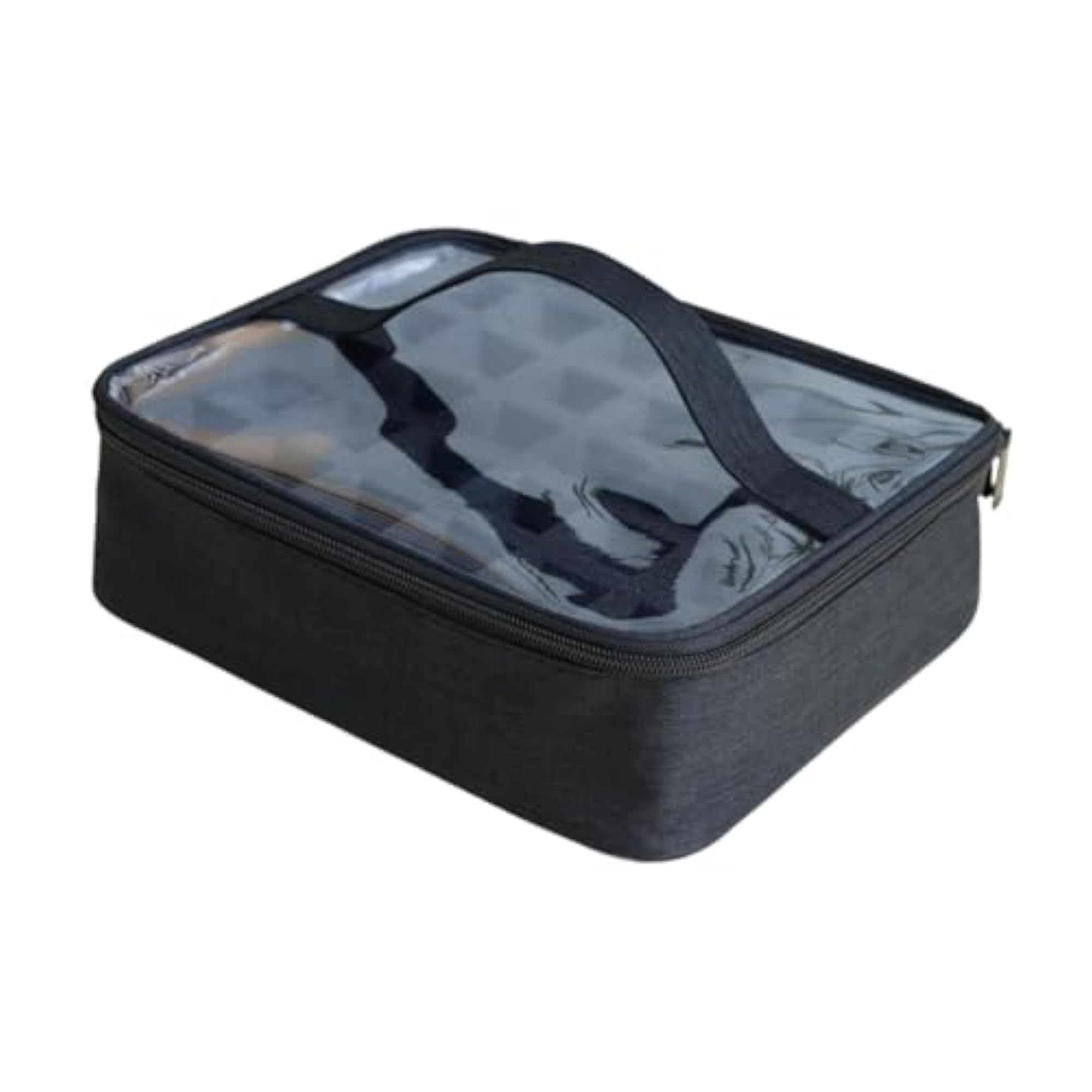 Nail Polish Carrying Case for Women Multifunctional Visible Lid
